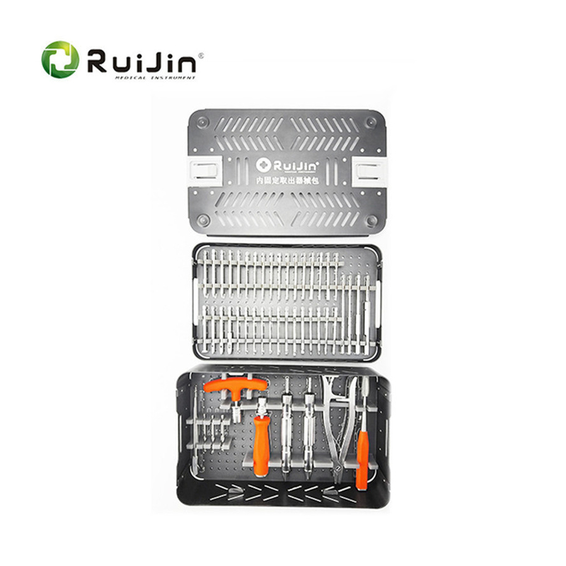 Orthopedic Surgical Proximal Femoral Intramedullary Pfna Nail Instrument Set With Blade Screws